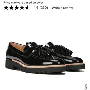 Franco Sarto Women's Carolynn Lug Sole Loafer Black